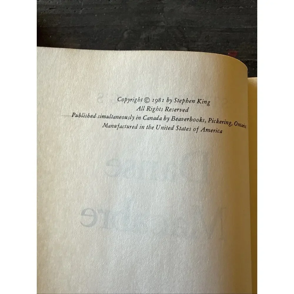 Danse Macabre, Stephen King 1981 Everest House Book Club BCE Hardcover
